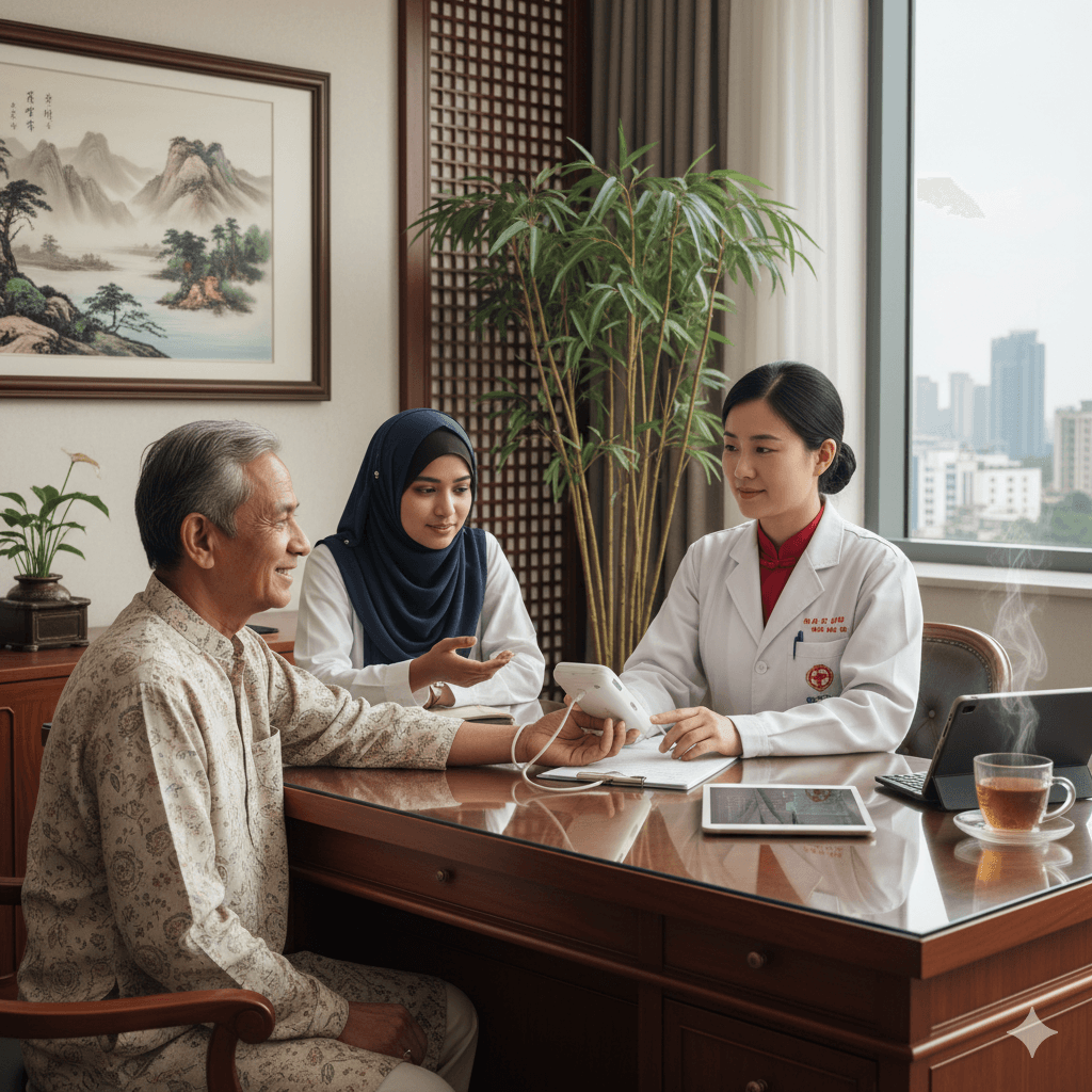 Doctor consulting patient